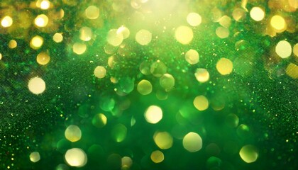 Obraz premium water drops on green background