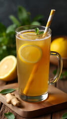 Refreshing Lemon Ginger Detox Tea