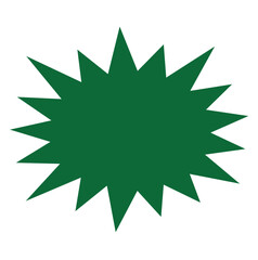 bursting shape speech bubbles set. starburst and sunburst cartoon with different color isolated on white background