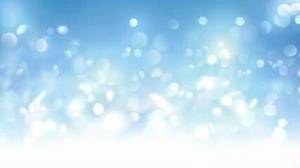 Experience the enchantment of a winter wonderland filled with shimmering snowflakes and soft lights, creating a joyful and magical festival ambiance