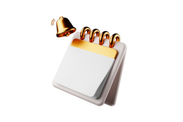3D calendar icons mark the date and time for event meeting reminders. Calendar with 3D clock for appointments, due dates, vacation planning. 3d alarm clock illustration
