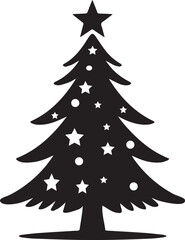 Obraz premium christmas tree isolated on white