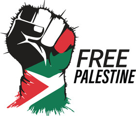 Free palestine vector background