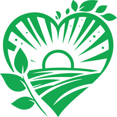 Sun Circle Landscape Logotypes