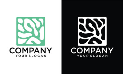 Creative floral logo design