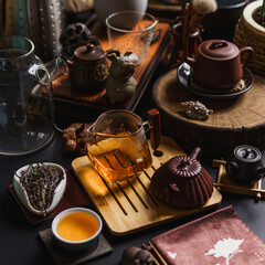 An Elegant Tea Setup for an Inviting and Tranquil Experience to Relish and Cherish