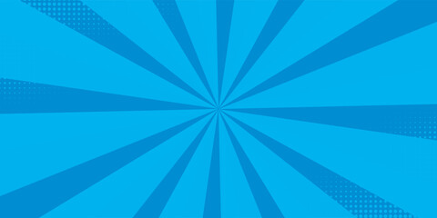 Anime Comic Background. Pop Art Style Background. Pop Up Retro Comic Background. Vector halftone illustration. Vintage background for comic superhero text, speech bubble, message.