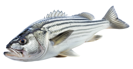 Fresh fish isolated on white background png transparent  clipart.