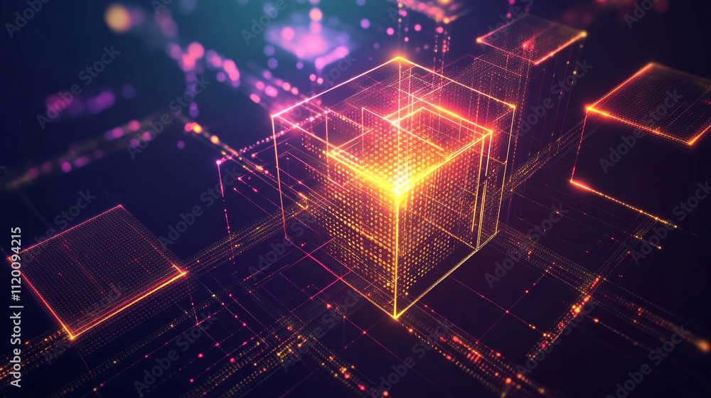 Poster futuristic cityscape where digital ordinances ensure fairness and integrity in governance, a vibrant