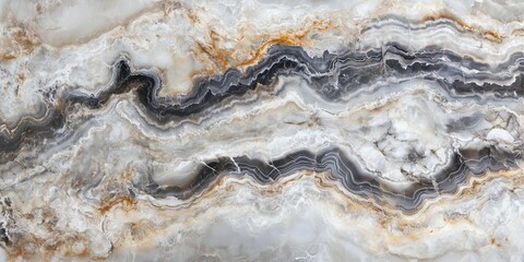 Abstract black, white, and gold marble texture background