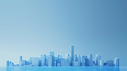 Fototapeta premium city in the sky