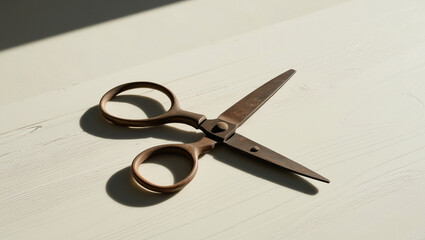 a pair of scissors on a white background