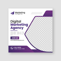 Digital business marketing agency social media posts banner design and minimal square banner template, ads, flyer design for promotion your corporate company and digital marketing agency