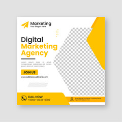 Digital business marketing agency social media posts banner design and minimal square banner template, ads, flyer design for promotion your corporate company and digital marketing agency