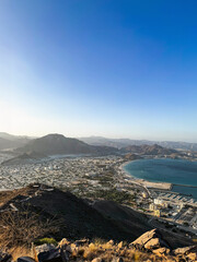 Khor Fakkan mountain summit view