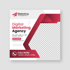 Digital business marketing agency social media posts banner design and minimal square banner template, ads, flyer design for promotion your corporate company and digital marketing agency