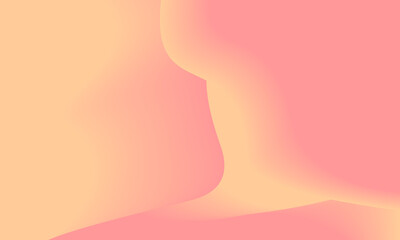 Abstract orange wavy background. Eps10 vector
