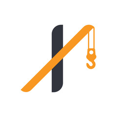 Crane Logo Template Icon