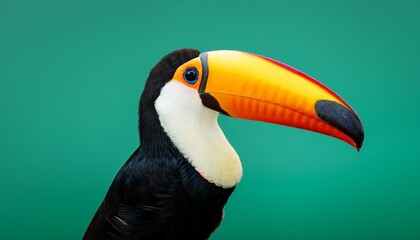 Naklejka premium toucan bird in the jungle