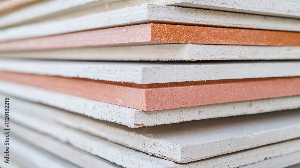 Poster boards sheets construction material design layers organization and quality project planning.