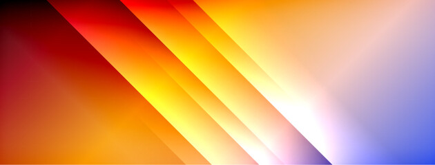 Dynamic shadow lines with gradient colors geometric background