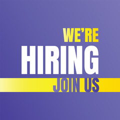 We are hiring job vacancy design, Hiring now social media poster, Join our team we are hiring job vacancy announcement design