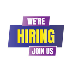 We are hiring creative social media post, Join our team vacancy job poster, Hiring social media poster design