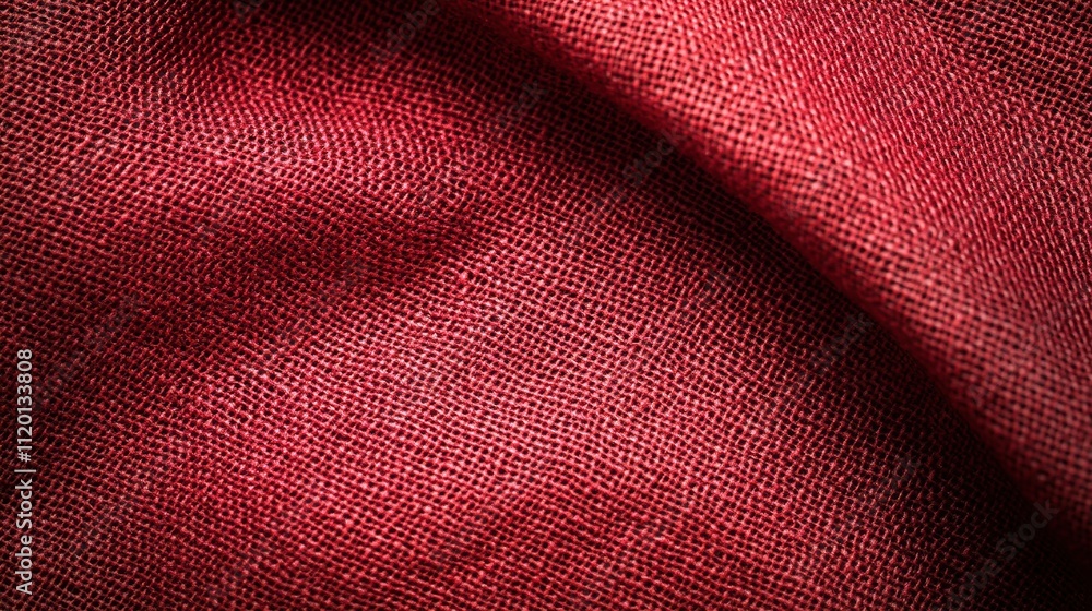 Aufkleber luxurious red fabric background with soft texture and depth