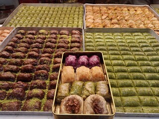 Baklava, türkische Süßigkeiten
