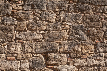Ancient Beige Stone Wall Texture