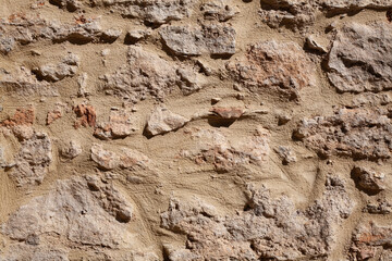 Ancient Beige Stone Wall Texture