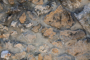 Ancient Stone and Cement Wall Texture