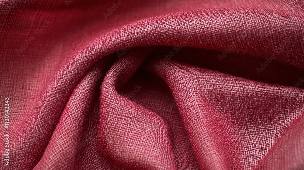 Poster luxurious red fabric texture for high-end design projects
