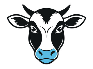 milk-cow-head-silhouette-design.eps