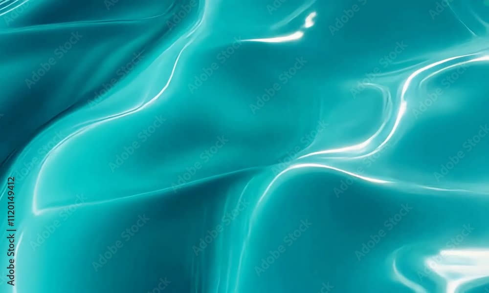 Poster beneath the shimmering surface of refreshing blue water, discover the mesmerizing patterns of light 