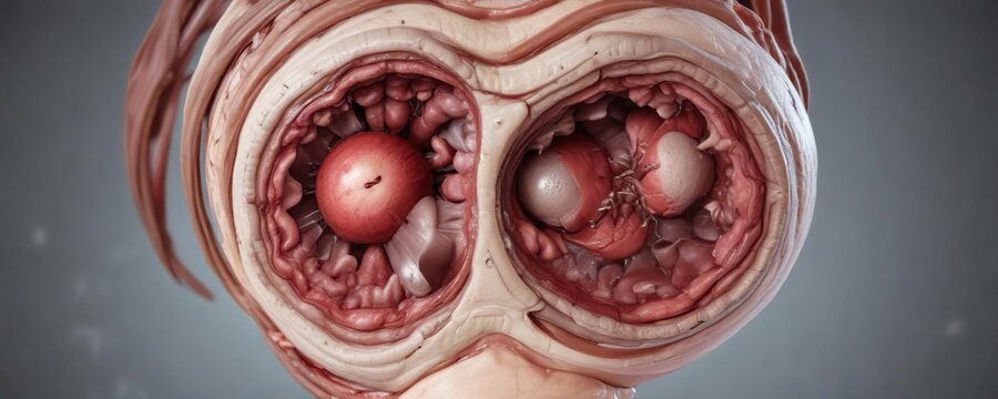Abdominal cavity containing a liposarcoma tumor , tumor, liposarcoma, imaging technology