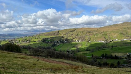 Fototapeta premium landscape with mountains