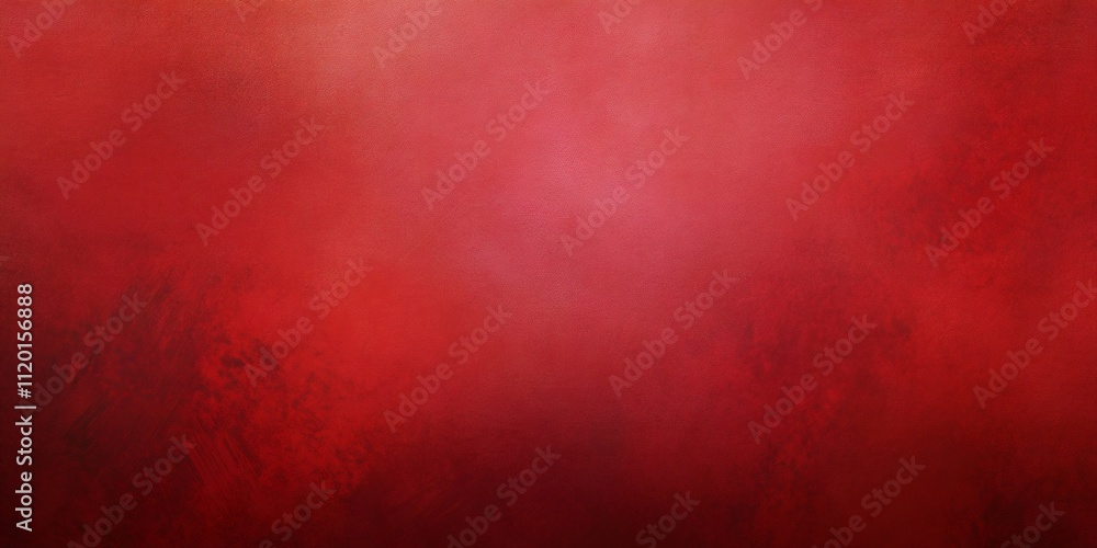 Poster rich and elegant atmosphere created by a vibrant red background with a dark grunge texture border an