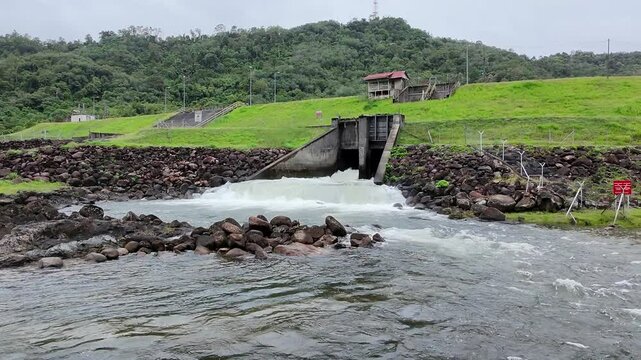 Cascade river known as Lata Kashmir in Jeli, Kelantan - Malaysia. 