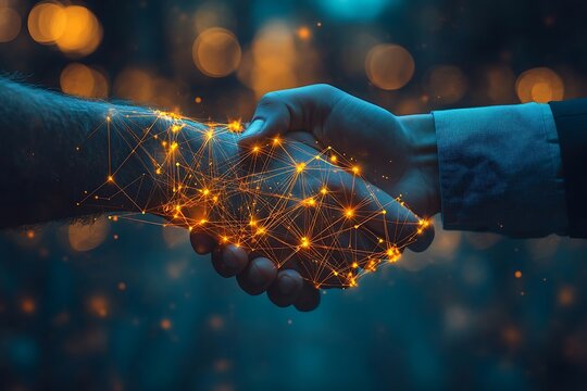 Global Business Partnership Digital Deal and Synergy