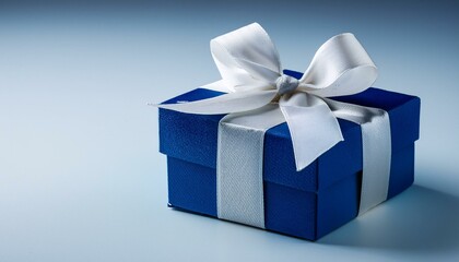Obraz premium The Blue and White Delight: A Stunning Gift Box