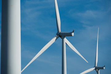  wind turbine in the sky. wind turbine against sky