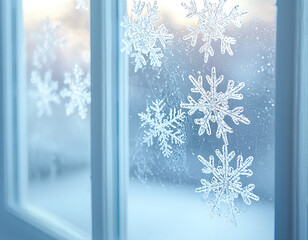 Winter Window Snowflakes