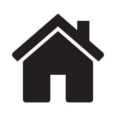 Home icon on a white background