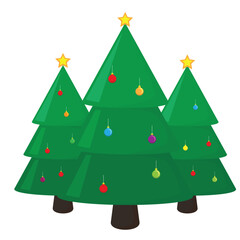 green christmas tree