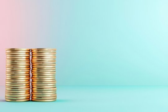 variable cost concept. Financial overview showing cost of capital for equity vs debt financing, clear categorization, 3D illustration