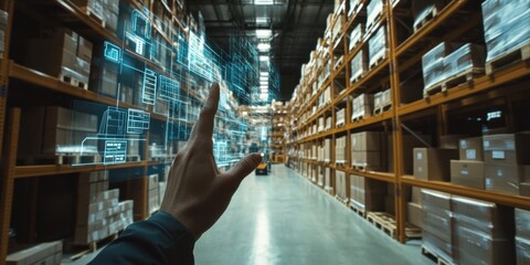 Warehouse Management System: A Futuristic Approach to Inventory Control and Logistics Optimization through Augmented Reality