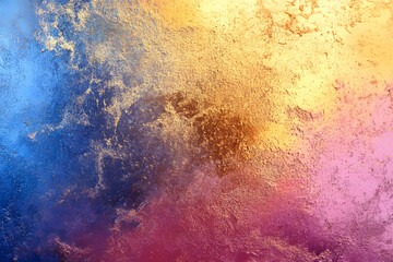 Fototapeta premium Vibrant colorful abstract art studio digital artwork inspiring creativity close-up view emotional expression