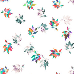 leaf seamless patterns