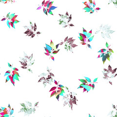 leaf seamless patterns